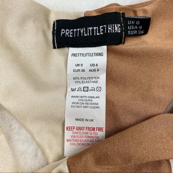 Pretty Little Thing High Waisted Super Cheeky Swim Bottom - Picture 3 of 5